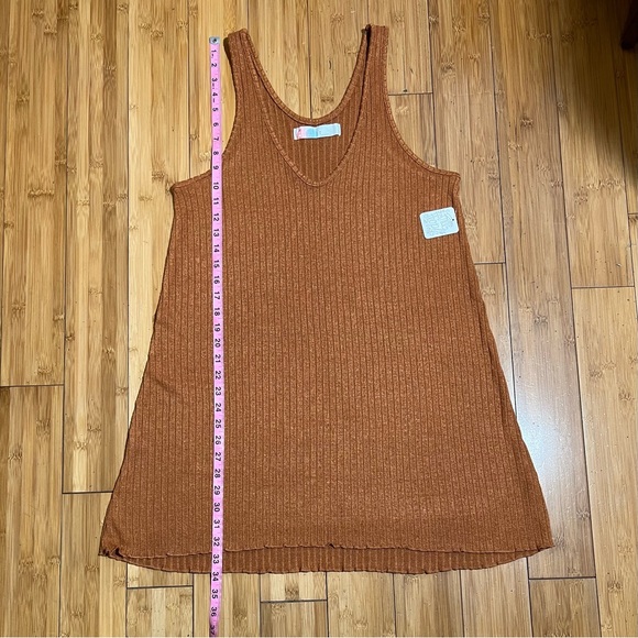 NWT Free People Ribbed Tank Dress / Top Size M - Picture 14 of 16